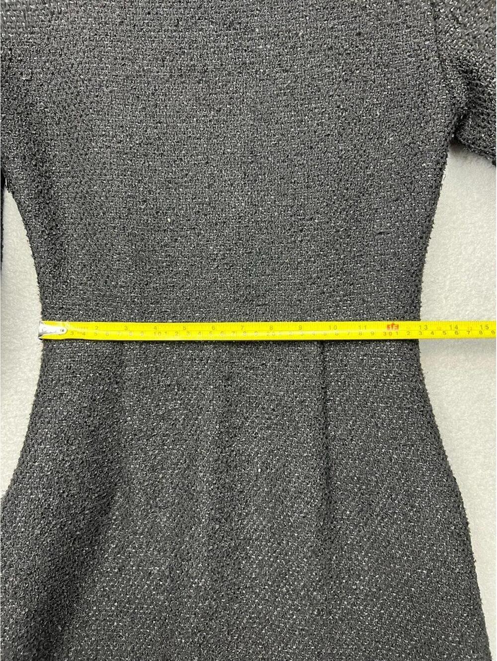 Zara Tweed Double Breasted Blazer Tuxedo Mini Dress S Preppy Academia Old Money - Picture 5 of 14